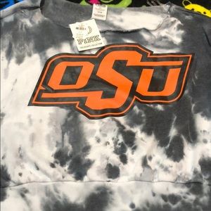 Oklahoma State University Crop Sweater🧡🖤
